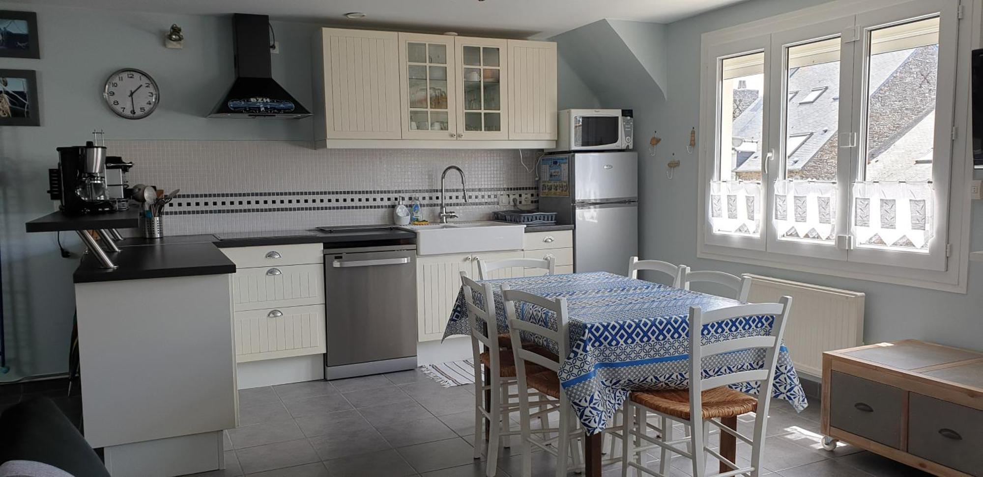 Port De La Houle - Beau 3 Pieces Classe 3 Etoiles Avec Garage Prive Cancale Bagian luar foto